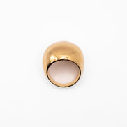 bague rochefort dorée en acier inxydable waterproof