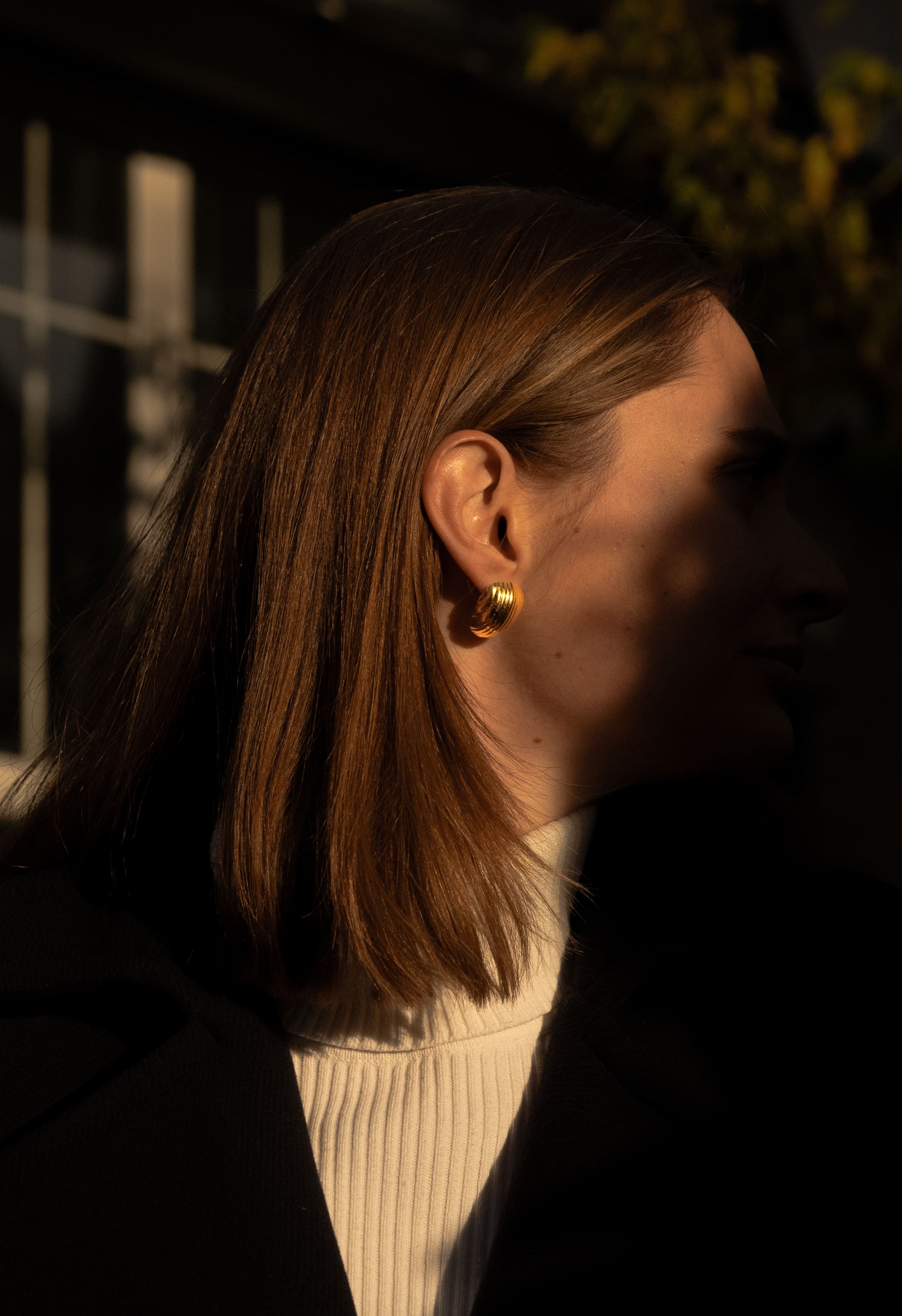 Boucles dorées montclair plaqué or 18k