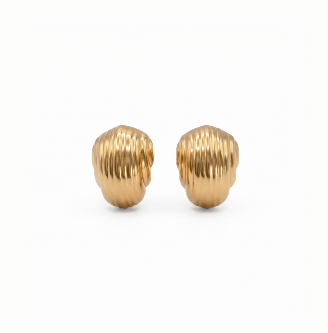 Boucles dorées montclair plaqué or 18k