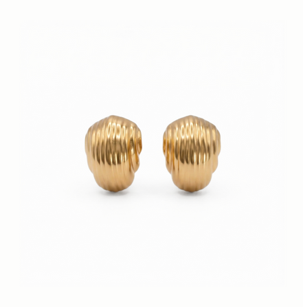 Boucles dorées montclair plaqué or 18k